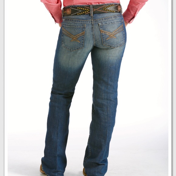 CINCH ADA RELAXED FIT MED STONEWASH RELAXED BOOTCUT JEANS. Sz 11/31 - Picture 5 of 13